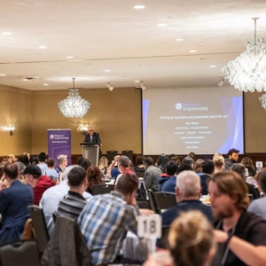 People sitting at a conference